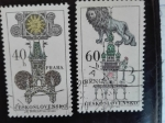 Stamps Czechoslovakia -  Ciudades