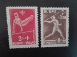 Stamps Finland -  Deporte