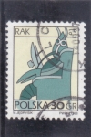 Stamps Poland -  SIGNOS DEL ZODIACO-CANCER 