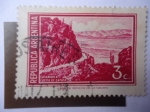 Stamps Argentina -  Cuesta de Zapata - En la Provincia de Catamarca.