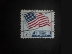 Stamps United States -  Bandera