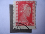 Stamps Argentina -  Eva María Duarte de Perón (1919-1952) - Evita.