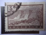 Stamps Argentina -  Embalse EL Nihuil-Complejo Hidroeléctrico sobre el Río Atuel