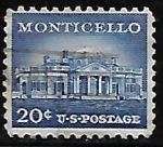 Sellos de America - Estados Unidos -  Monticello (1772), Charlottesville, Virginia