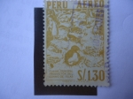 Sellos de America - Per� -  Guanay - Principal Productor del Guano de Isla.