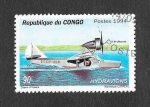 Stamps Republic of the Congo -  1069 - Hidroavión