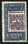 Stamps Spain -  V centenario de la imprenta