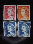 Stamps Australia -  Reina Elisabeth II