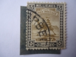 Stamps : Africa : Sudan :  Cartero en Dromedario.