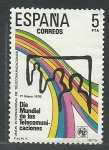 Stamps Spain -  Dia mundial telecomunicaciones