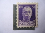 Stamps Italy -  Esfinge del Rey Víctor Manuel III - Serie Imperial - (De frente)