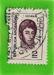 Stamps Argentina -  gral. Jose de San Martin