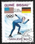 Stamps : Africa : Guinea_Bissau :  Juegos Olimpicos de Invierno - Sarajevo 84 