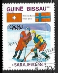 Sellos de Africa - Guinea Bissau -  Juegos Olimpicos de Invierno - Sarajevo 84