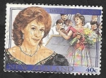 Stamps New Zealand -  1409 - Dame Kiri Te Kanawa, cantante de ópera 