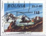 Stamps Bolivia -  Homenaje al cincuentenario de la Fuerza Aerea boliviana
