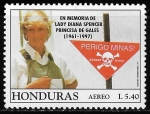 Stamps Honduras -  Homenaje a la princesa Diana de Gales