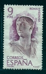Stamps Spain -  Trajano