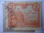 Stamps Peru -  Pro Tacna y Arica - tratado de Lima - Tacna (de Perú) y Arica (de Chile)