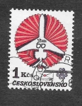 Stamps Czechoslovakia -  2473 - 60ª Aniversario de las Líneas Aéreas Checoslovaquas