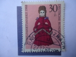 Stamps Germany -  Muñeca de Pie 1968 -Juegos- República Federal