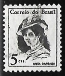 Sellos de America - Brasil -  Anita Garibaldi