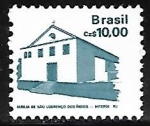 Stamps Brazil -  Igreja se São Lorenco - Niteroi