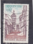 Stamps France -  panorámica de Riquewihr