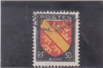 Stamps France -  ESCUDO DE AL SACE 