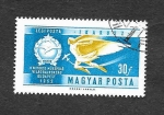 Stamps Hungary -  C210 - De Icaro al Cohete Espacial