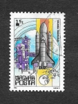 Stamps Hungary -  2743 - 25 Años de Viajes al Espacio