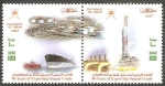 Stamps Oman -  586 y 587 - 40 años de la exportación de petróleo de Oman