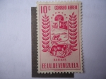 Stamps Venezuela -  EE.UU de Venezuela - Escudo de Armas del Estado Barinas.