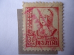 Stamps Spain -  ED:823 - Isabel la Católica - Con la Inscripción:Hija de B.Fournier