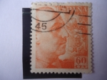 Stamps Spain -  Ed:1954 - Generalísimo Francisco Franco (Serie:Francisco Franco,Sello sin Editor) - Escudo de Armas.