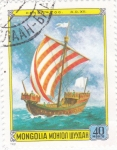 Stamps Mongolia -  BARCO ANTIGUO 