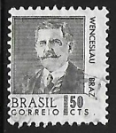 Sellos de America - Brasil -  Wenceslau Bráz Pereira Gomes (1868-1966)