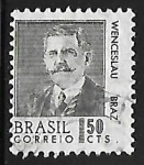 Stamps Brazil -  Wenceslau Bráz Pereira Gomes (1868-1966)