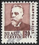 Sellos de America - Brasil -  Campos Salles (1841-1913)
