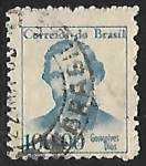 Stamps Brazil -  Gonçalves Dias