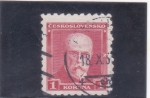 Stamps Czechoslovakia -  TOMAS MARSARYK