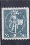 Sellos de Europa - Suecia -  CABALLERO MEDIEVAL