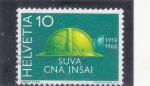 Stamps Switzerland -  50 ANIVERSARIO SUVA CNA INSAI