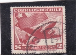 Stamps : America : Chile :  AVION