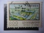 Stamps : Asia : China :  Segundo de los Nueve Mejores Proyectos de Construcción. China Taiwán.