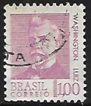 Stamps Brazil -  Washington Luiz Pereira de Souza (1869-1957)