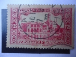 Stamps : Africa : Algeria :  Almirantazgo-Faro Peñon, Patrimonio Naval - Palacio de Marina.