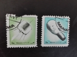 Stamps United Arab Emirates -  Manama Espacio