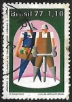 Stamps Brazil -  Ayuda y seguridad