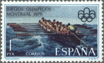 Stamps Spain -  ESPAÑA 1976 2340 Sello Nuevo XXI Juegos Olimpicos en Montreal (Canada) Traineras